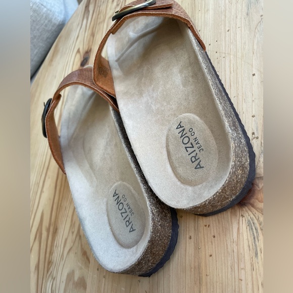 NWOT Arizona Jeans Co. Snake Skin Slides Size 9 - Picture 8 of 8